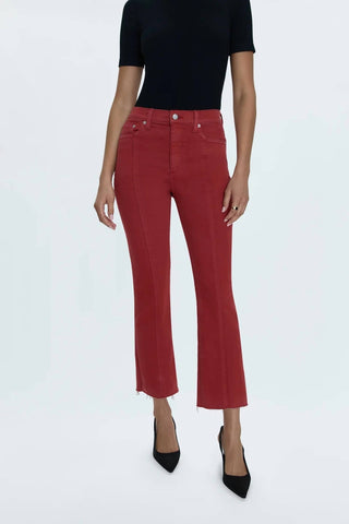 Pistola - Lennon Seamed High Rise Crop Bootcut Pants