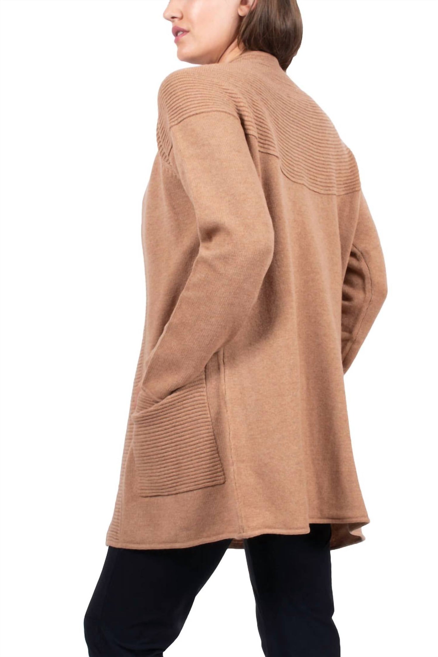 Alashan Cashmere - Ottoman Ribbed Cardigan