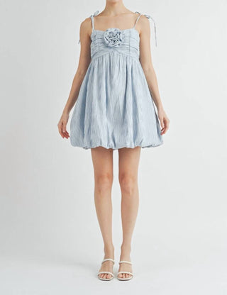 Aiblee - Rosette Mini Dress