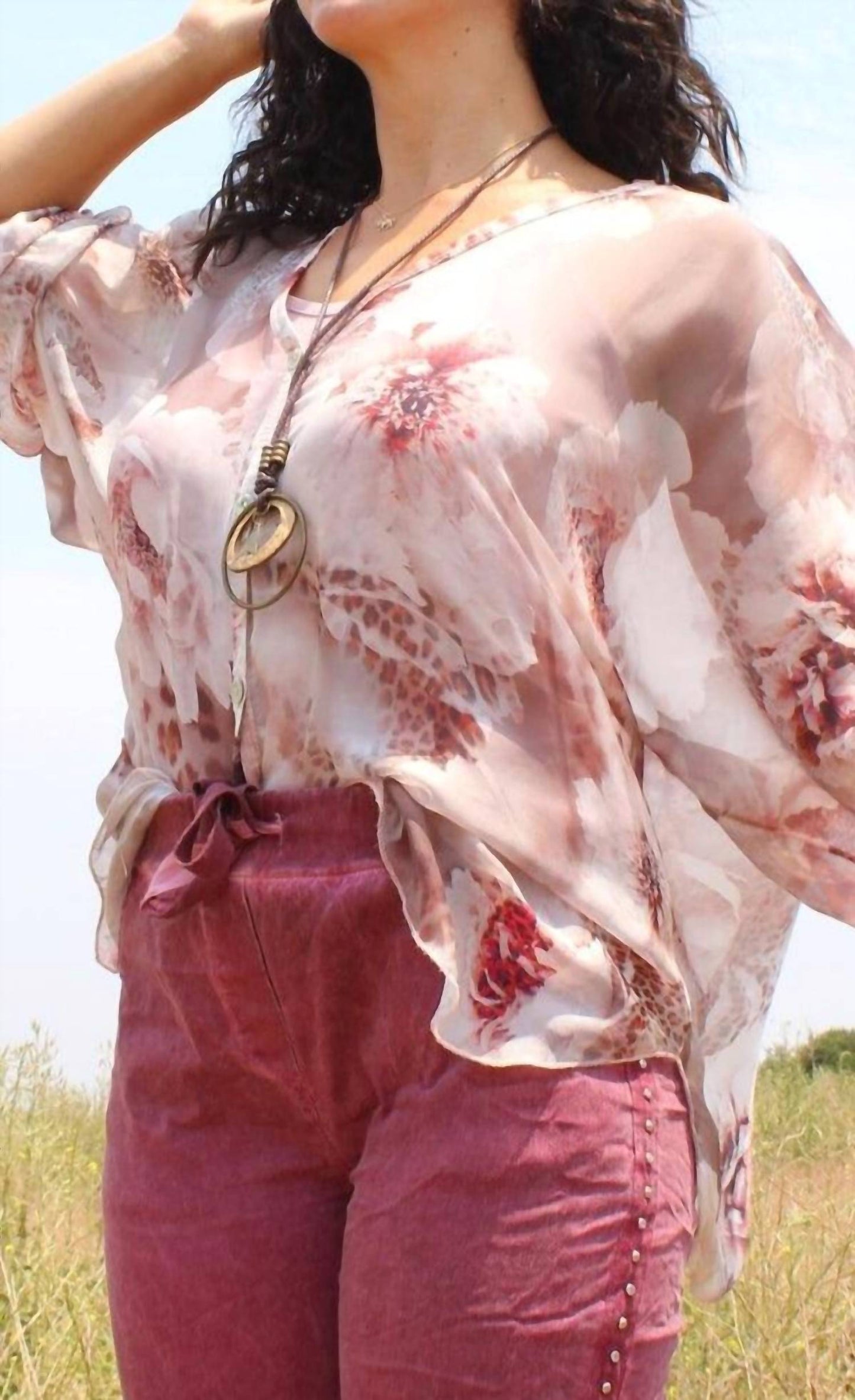 Gigi Moda - Angelo Jungle Silk Blouse