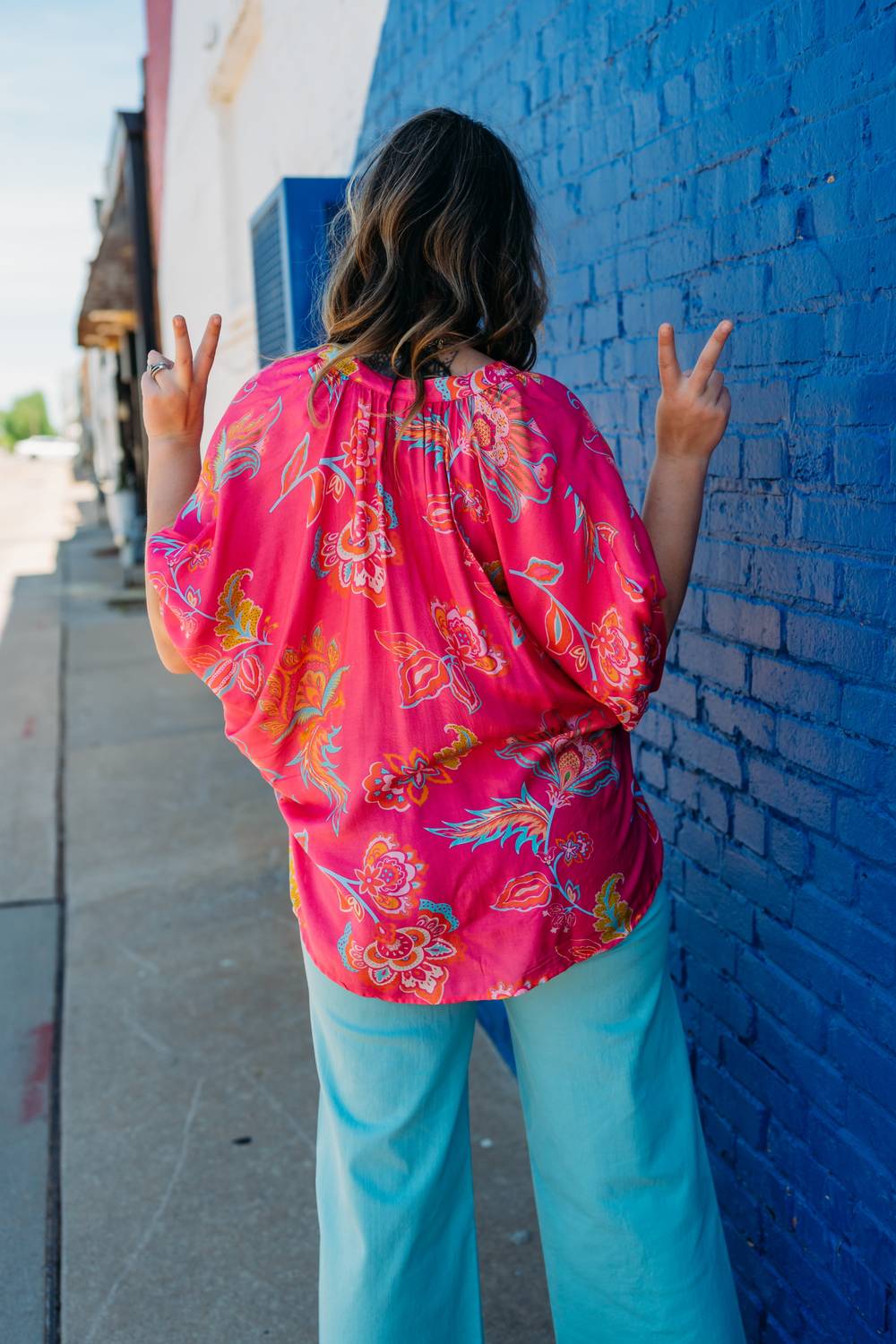 Ivy Jane - Popover Satin Dolman Top