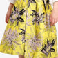 Topshop - Jacquard Floral Midi Asymmetrical Midi Skirt