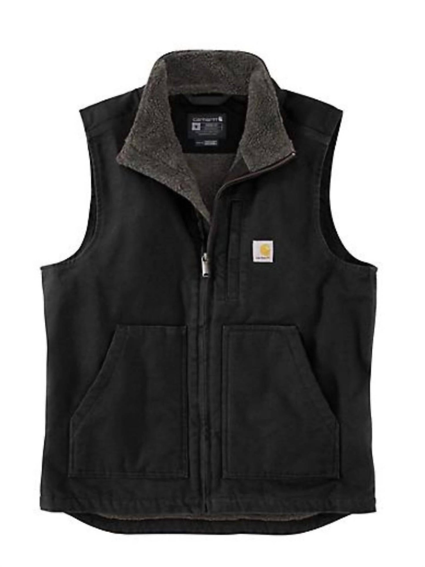 Carhartt - Men's Duck Sherpa Mock Neck Vest - Plus