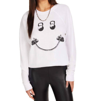 Lauren Moshi - Amaris Barbell Happyface Tee