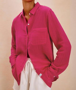 Rails - ELLIS LONGSLEEVE GAUZE TOP