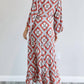 Davi & Dani - Printed Long Sleeve Loose Kimono
