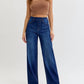 Cello - High Rise Pull-on Wide Leg Jeans