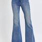 Judy Blue - Tummy Control Contrast Wash Flare Jeans