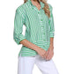 Multiples - WIRE COLLAR BUTTON FRONT BLOUSE