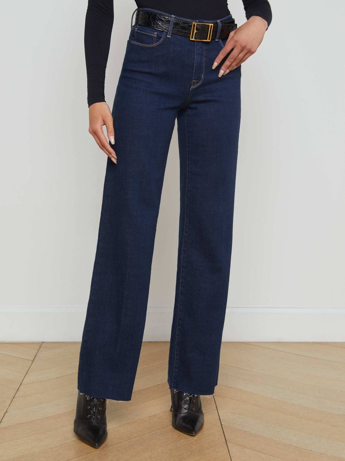 L'Agence - Scottie High Rise Wide Leg Jean