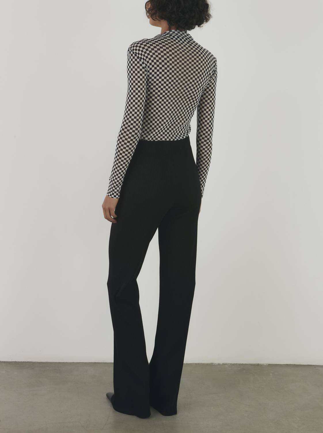 Enza Costa - MESH L/S TWIST TOP