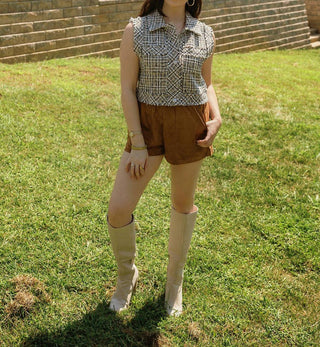 Steve Madden - Suede Faux The Record Short