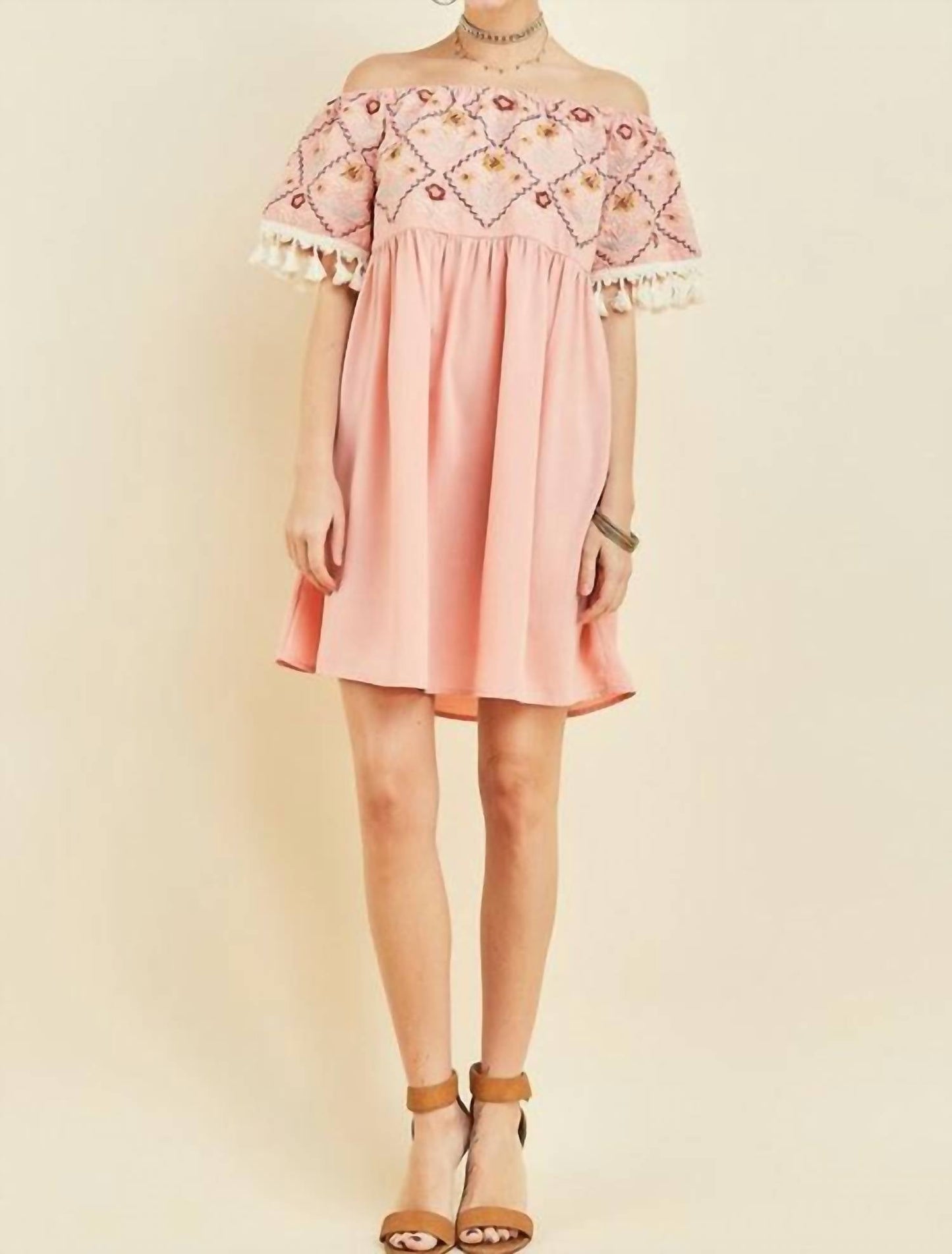 Entro - Wildflower Off The Shoulder Dress