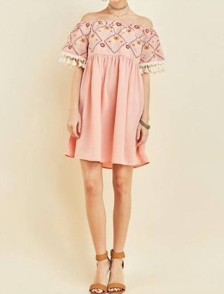 Entro - Wildflower Off The Shoulder Dress