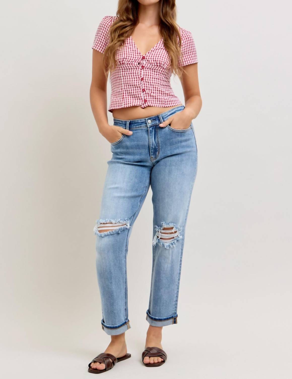 Judy Blue - Hollis Boyfriend Jeans