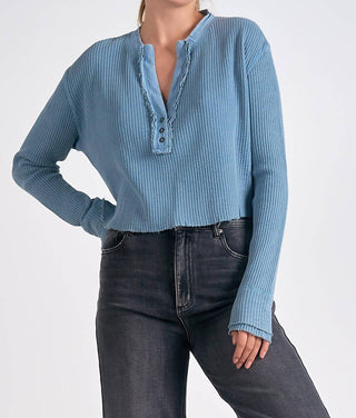 Elan - Long Sleeve V-Neck