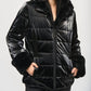 Joseph Ribkoff - Reversible Faux Fur Quilted Puffer Coat