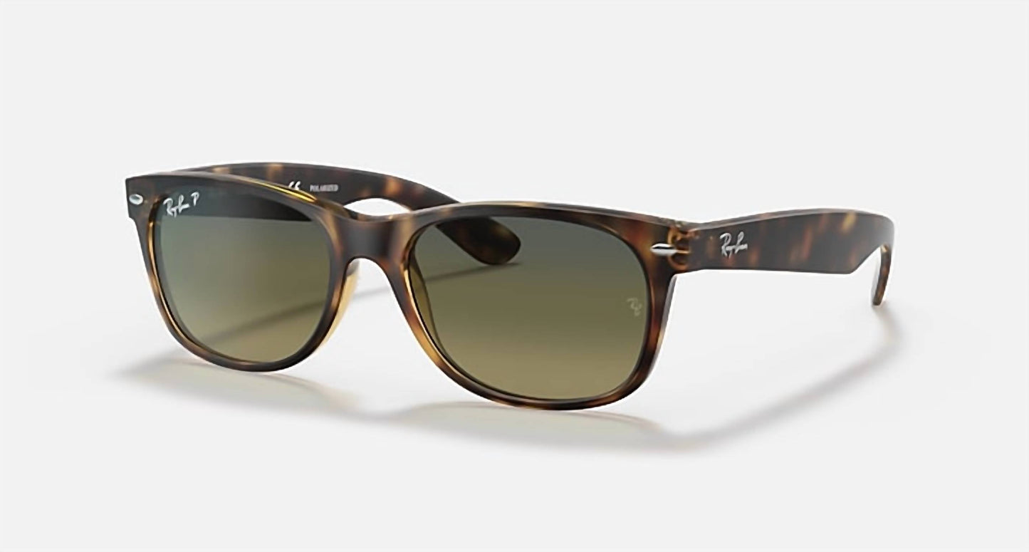 Ray Ban - New Wayfarer Classic Medium Polarized Sunglasses Rb2132 894/76