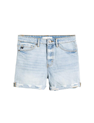 Kancan - Women's Cuffed Hem Mom Short