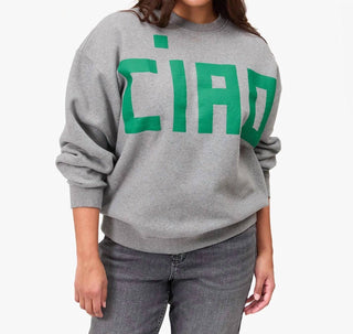 Clare V. - Cotton Sweatshirt With Ciao
