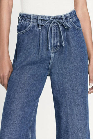 Frame - Drawstring Wide Leg Jean