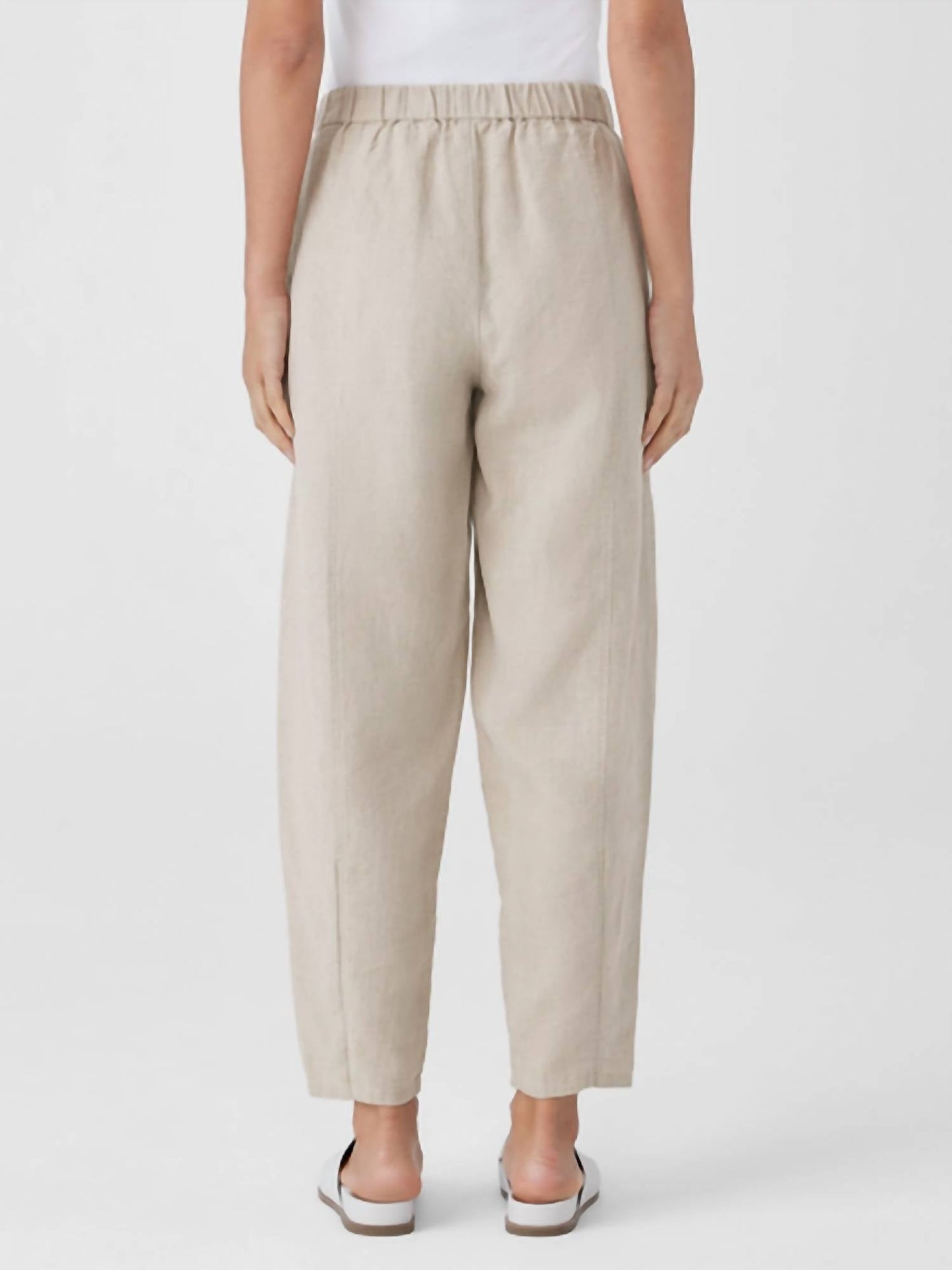 Eileen Fisher - Linen Ankle Pleated Lantern Pant
