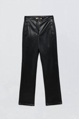 Simkhai - Dahlia Straight Leg Faux Leather Pant