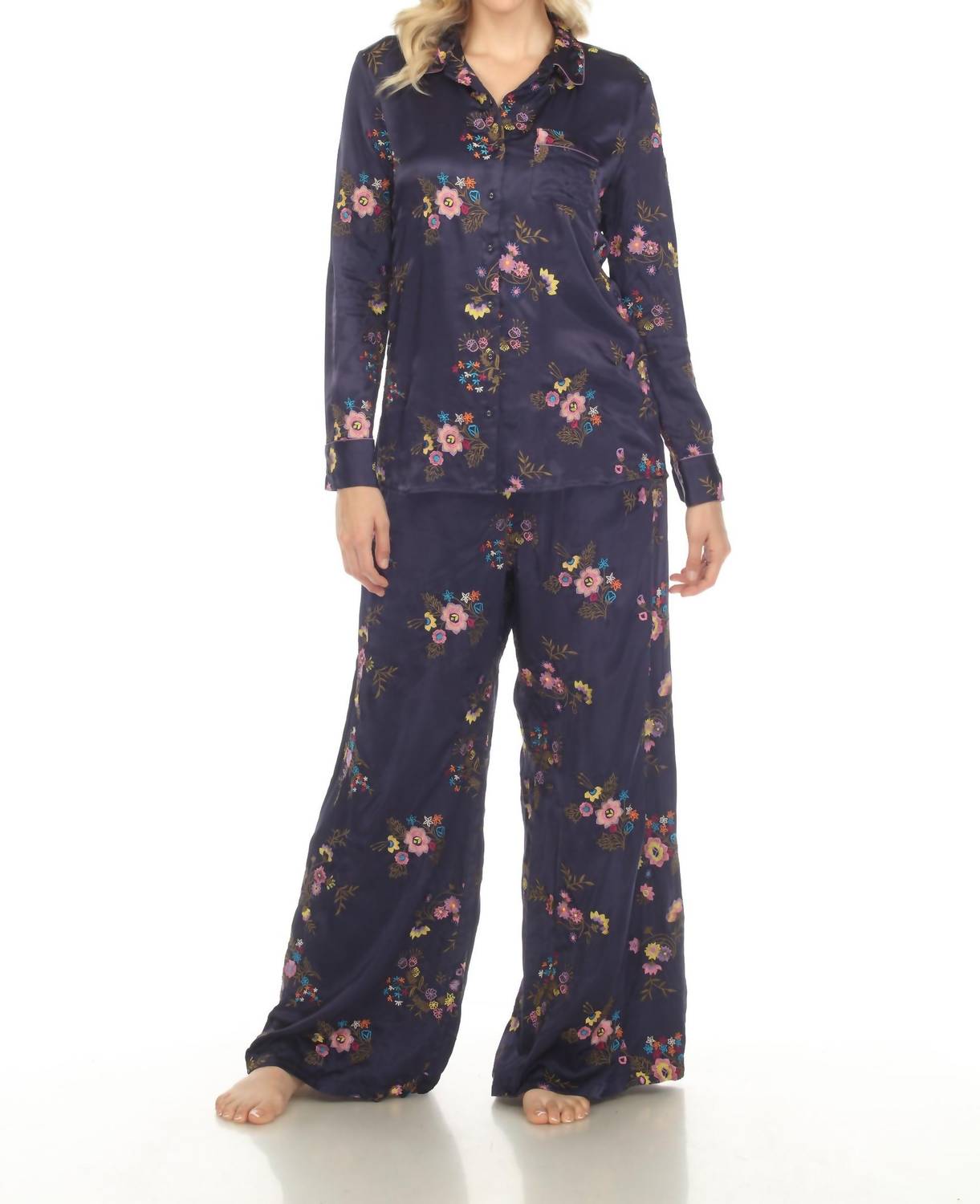 Johnny Was - Love Misty Embroidered Easy Pants