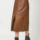 Mystree - Faux Leather Pencil Skirt