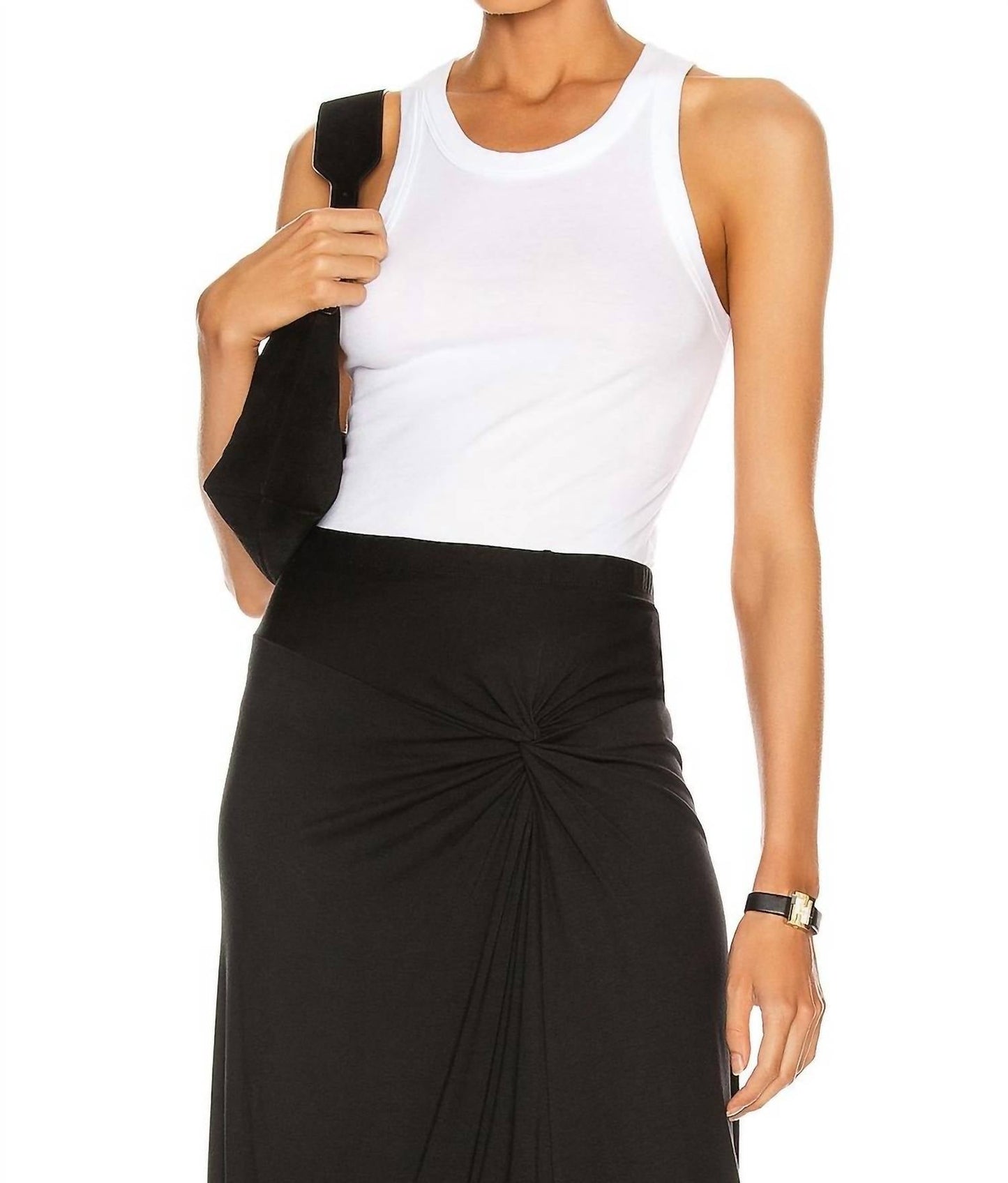 Enza Costa - Supima Cotton Bold Sheath Tank Top