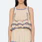 Sea - Melinda Embroidered Tank