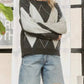 Adora - Diamond Print Knit Sweater