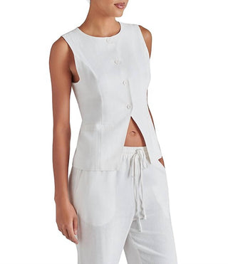 Steve Madden - Wesley Linen Button-up Vest