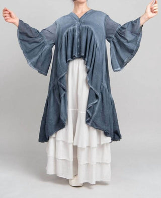 Baci - Layered Hi Low Ruffle Duster