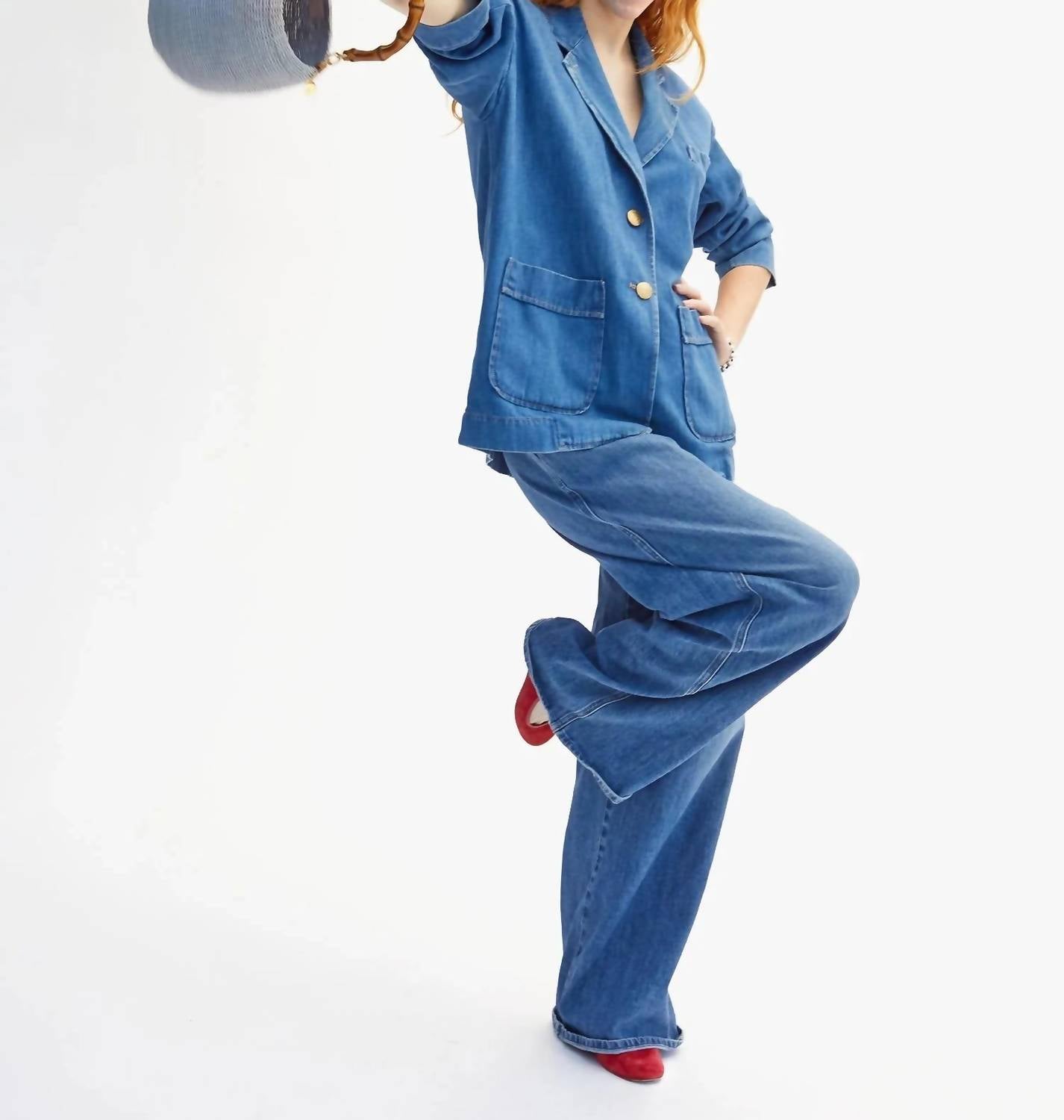 Clare V. - Women's Pot De Miel With Bamboo Handle Basket Bag