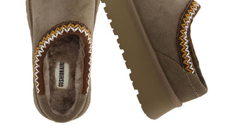 Cushionaire - Women's Kabuki Platform Mule Slippers