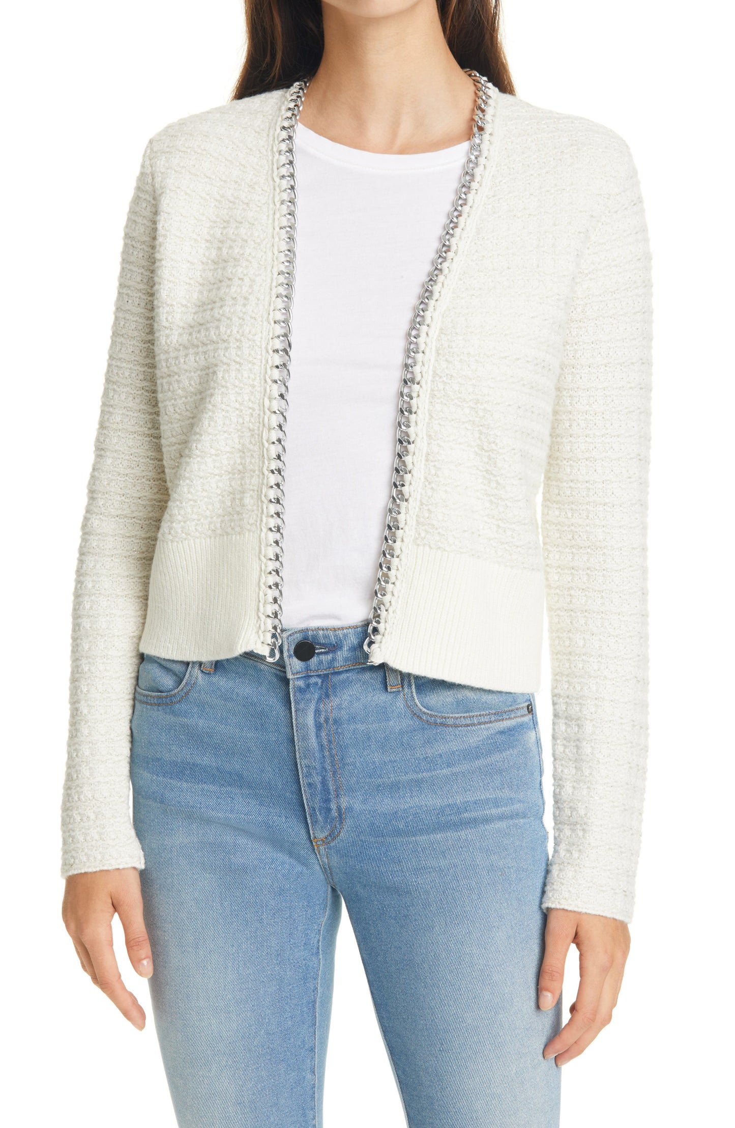 Ted Baker London Eloda Womens Cardigan White Size 4