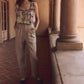 The Great. - Victorian Pleat Tank Top