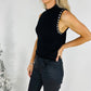 Entro - Dani Rhinestone Gem Top