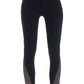 MUGLER Spiral High Waist Denim & Tulle Skinny Jeans in 19991 Black