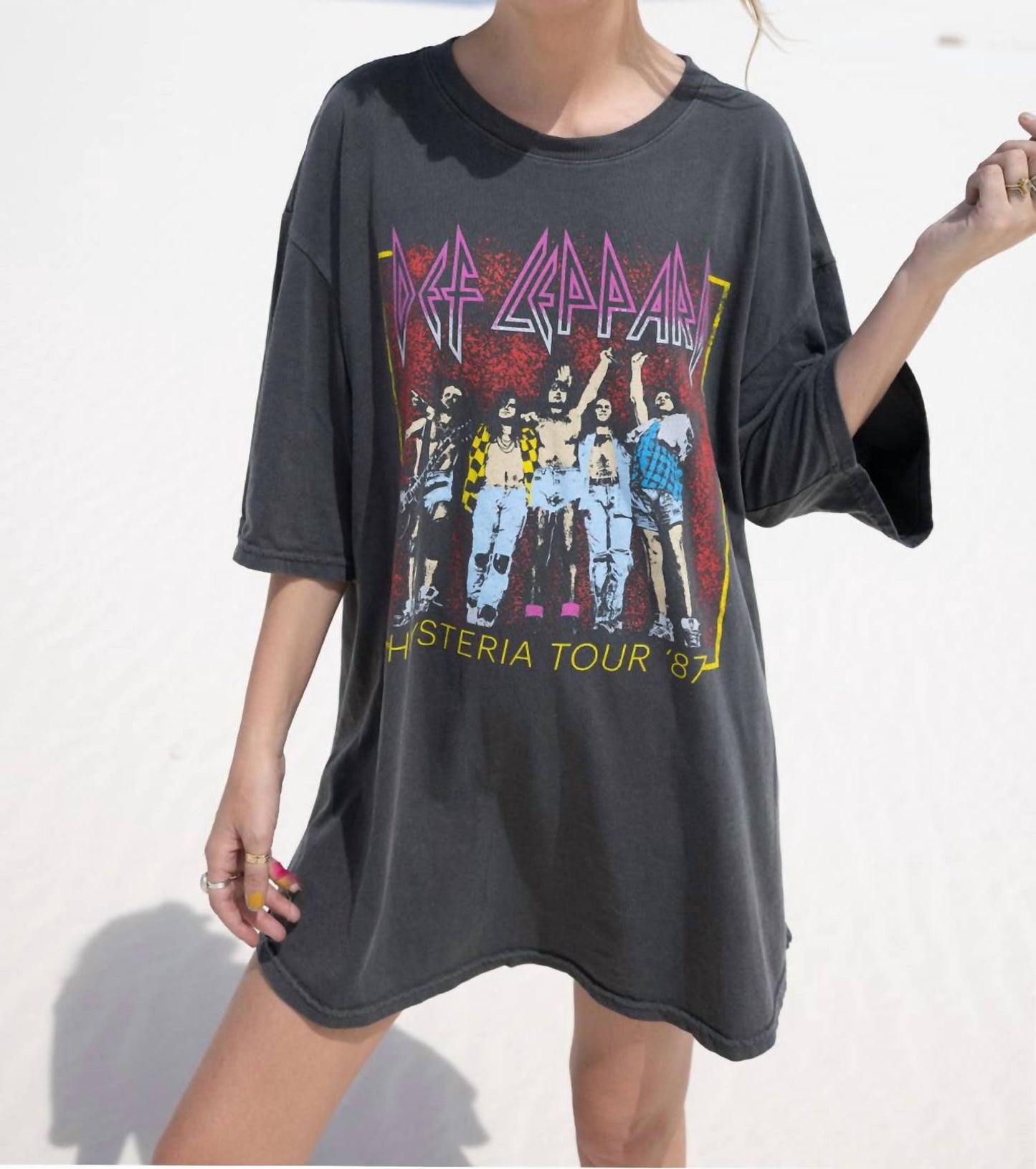 People Of Leisure - Def Leppard Hysteria Tour Tee