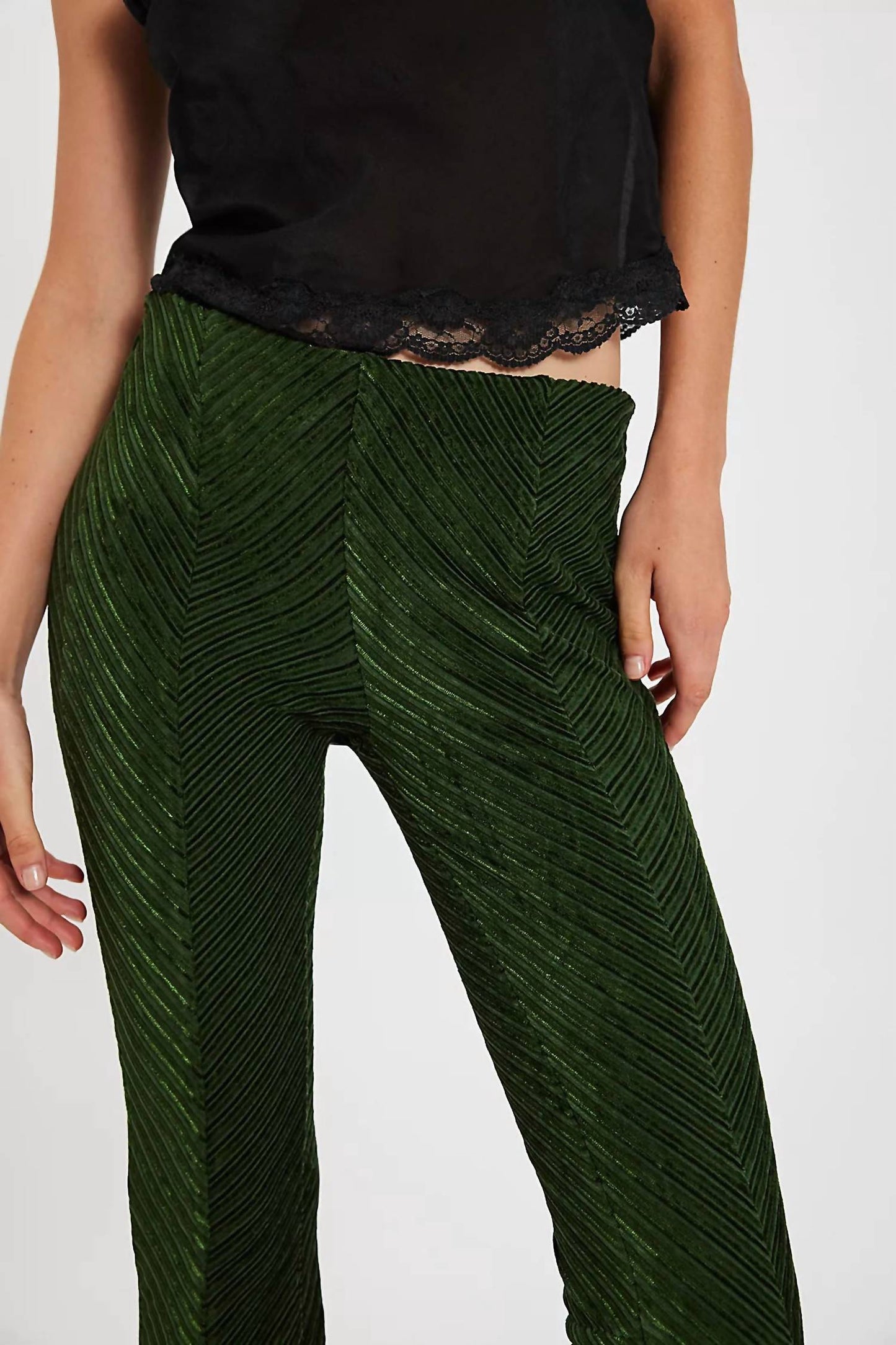 Free People - Penny Pull On Velvet Flare Pant