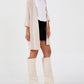 Zaalima Fashion - Mid-Length Cotton Regular Cardigan