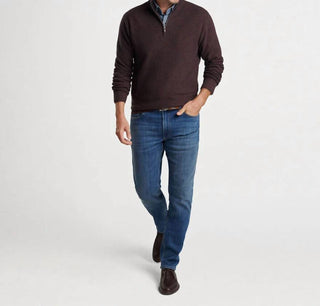 Peter Millar - Nevis Twisted Quarter Zip Sweater