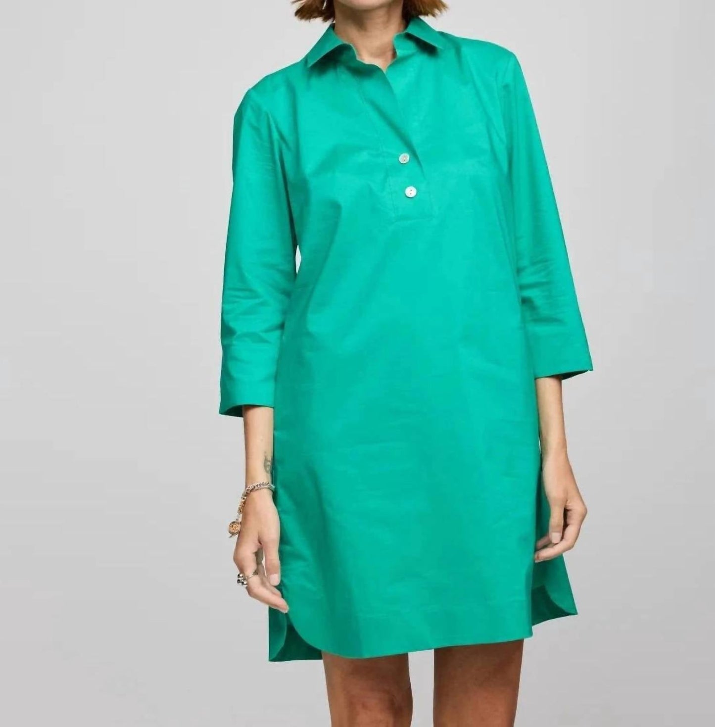 Hinson Wu - Aileen 3/4 Button Back Dress