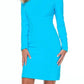 Ashleylauren - Long Sleeve Sheath Cocktail Dress