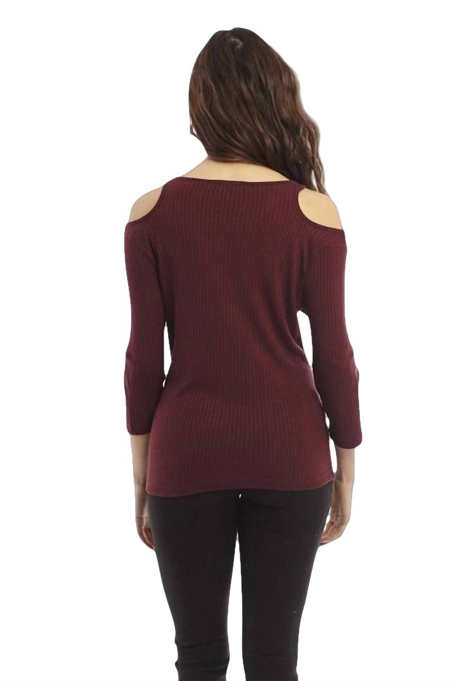 French Kyss - Leah Open Shoulder Top
