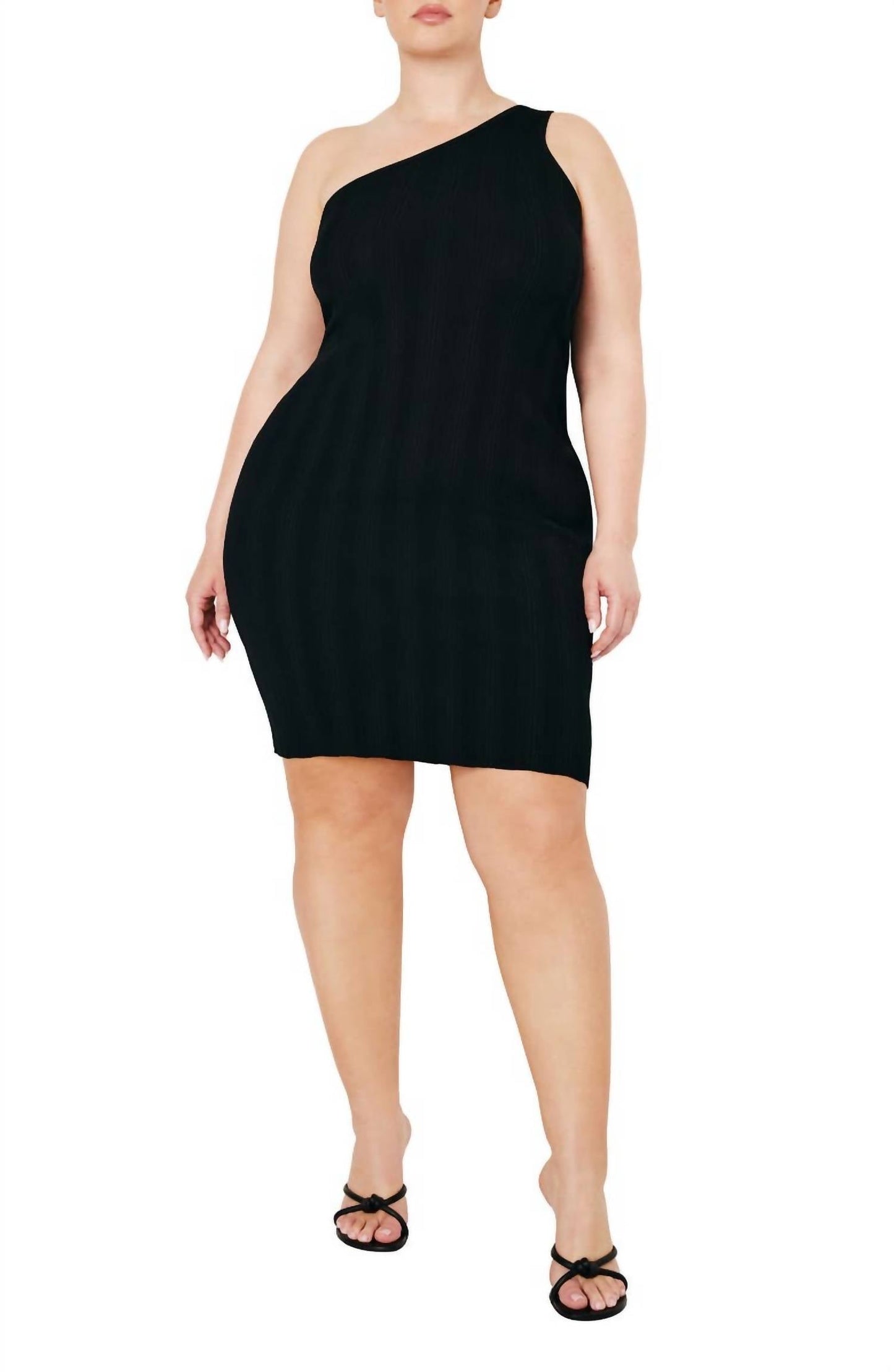 Good American - Ribbed Knit Mini Dress