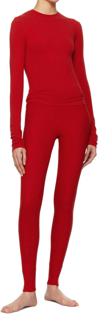 Skims - Cotton Jersey Long Sleeve T-shirt