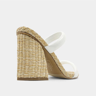 Shu Shop - Women's Gardenia Strap Raffia Heel Sandal
